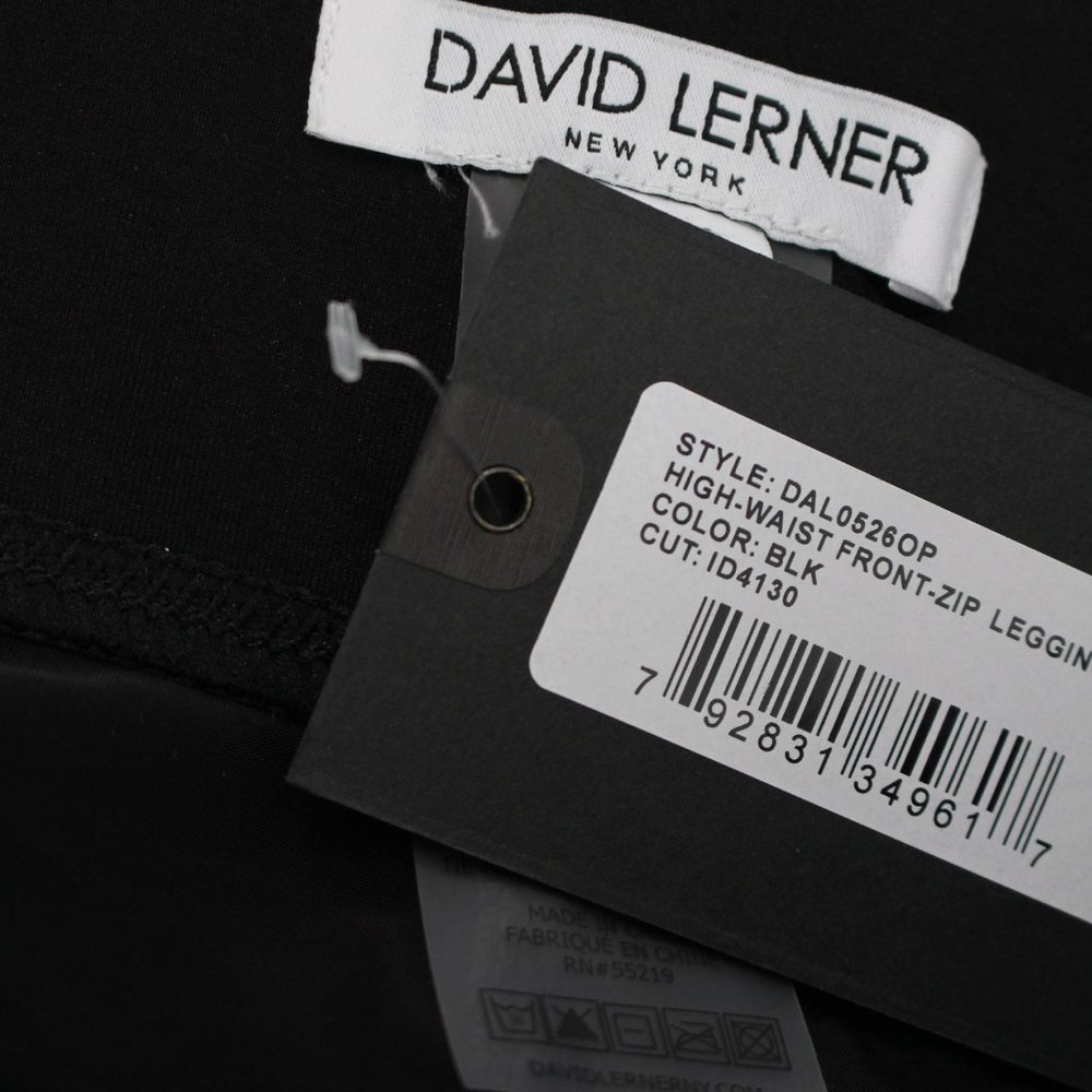 David Lerner Layla High Waist Faux Leather Legging Medium NEW Vegan - Picture 7 of 7